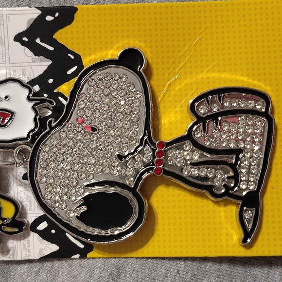 Peanuts Snoopy & Woodstock Rhinestone Keychain – NWT - Picture 3 of 8